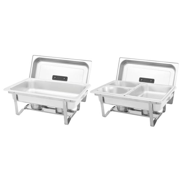 Chafing Dish Set 2-tlg. Edelstahl