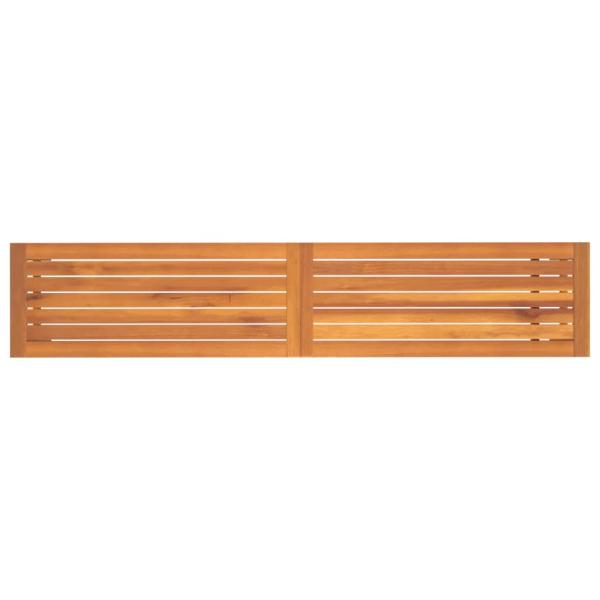 Gartenbank 180x35x45 cm Massivholz Akazie