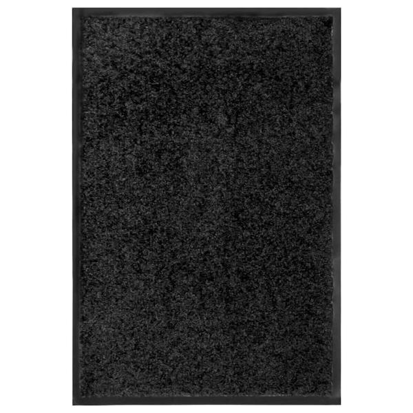 ARDEBO.de - Fußmatte Waschbar Schwarz 40x60 cm
