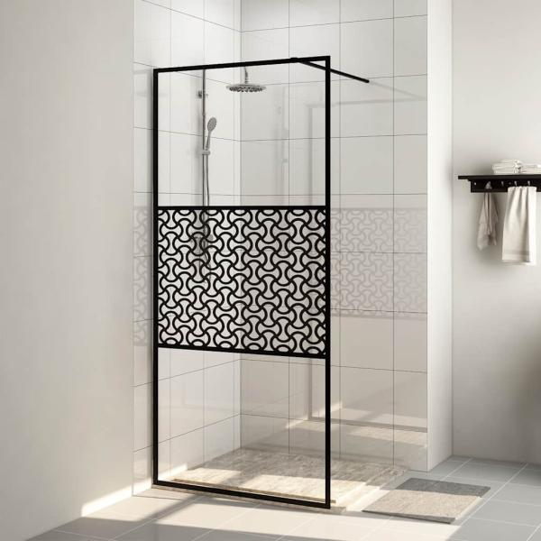 ARDEBO.de - Duschwand für Begehbare Dusche mit Klarem ESG Glas 80x195 cm