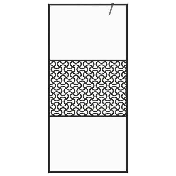 Duschwand für Begehbare Dusche mit Klarem ESG Glas 80x195 cm