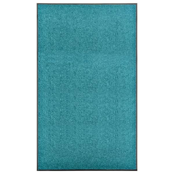 ARDEBO.de - Fußmatte Waschbar Cyan 90x150 cm