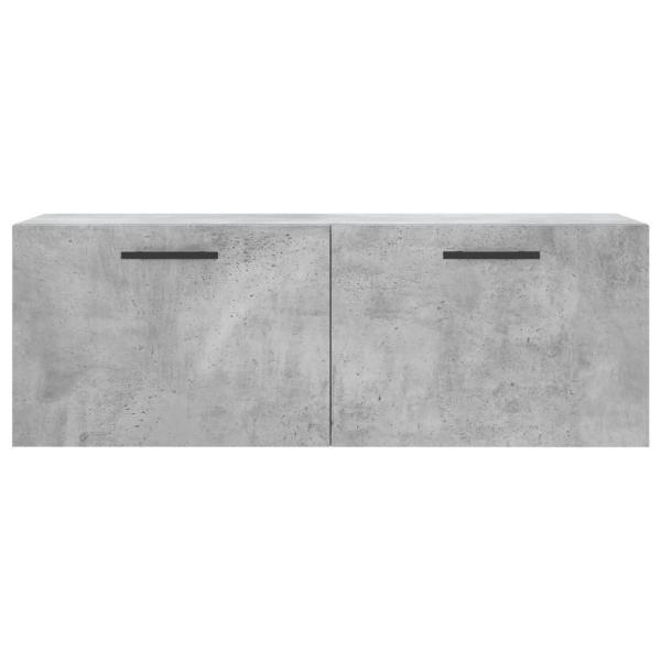 Wandschrank Betongrau 100x36,5x35 cm Holzwerkstoff