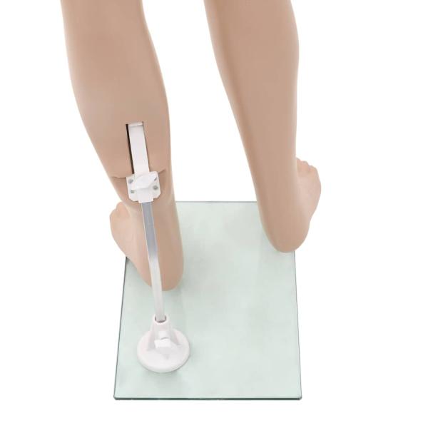 Ganzkörper-Schaufensterpuppe Kind mit Glassockel Beige 140 cm