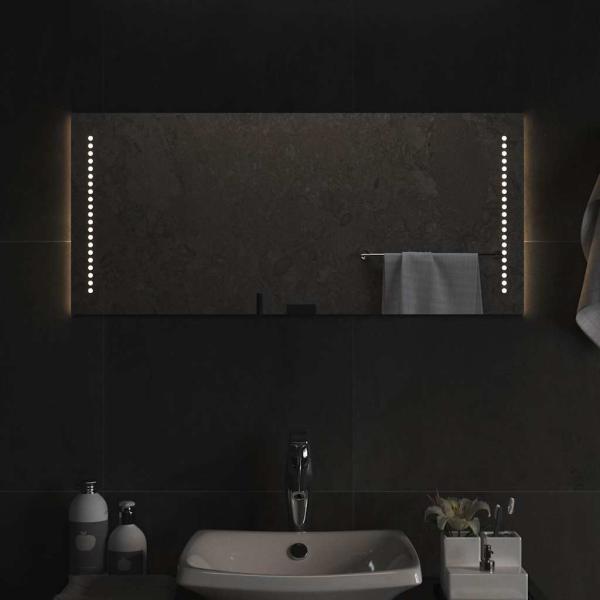 ARDEBO.de - LED-Badspiegel 90x40 cm