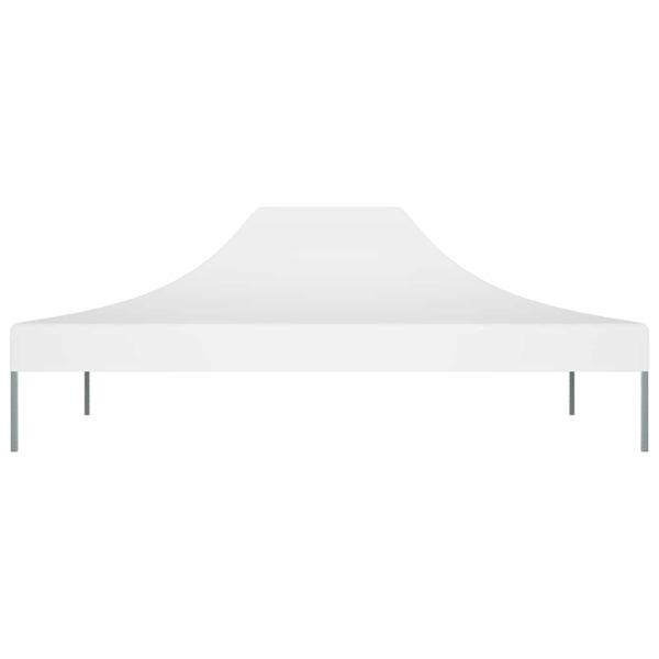 Partyzelt-Dach 4,5x3 m Weiß 270 g/m²