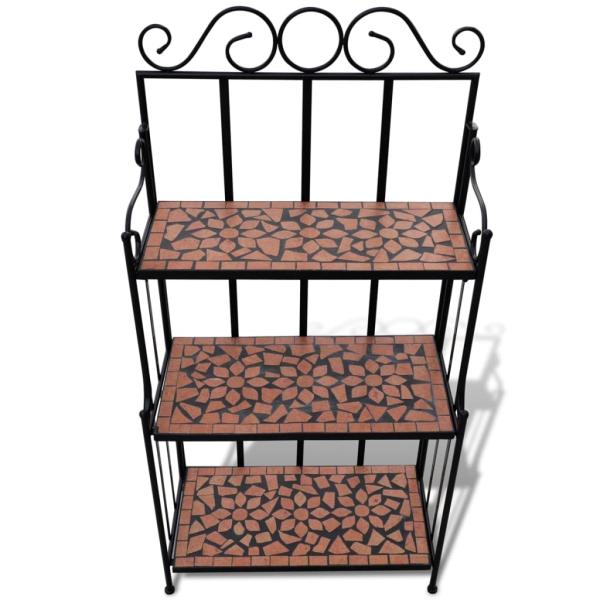 Pflanzenständer Mosaik Terracotta