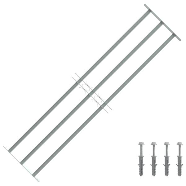 ARDEBO.de - Fenstergitter Verstellbar mit 3 Querstäben 1000-1500 mm