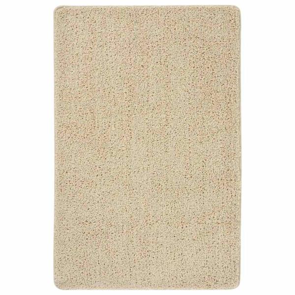 ARDEBO.de - Shaggy-Teppich Creme 200x290 cm Rutschfest