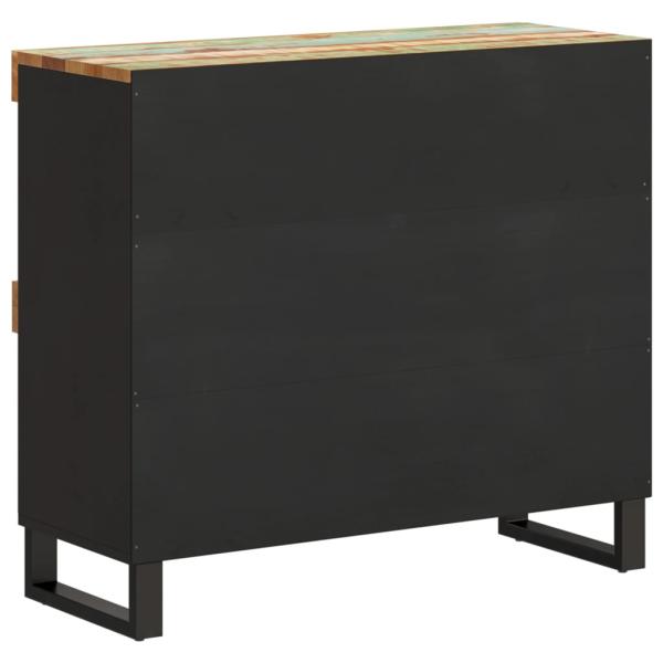 Beistelltisch 85x33x75 cm Altholz Massiv