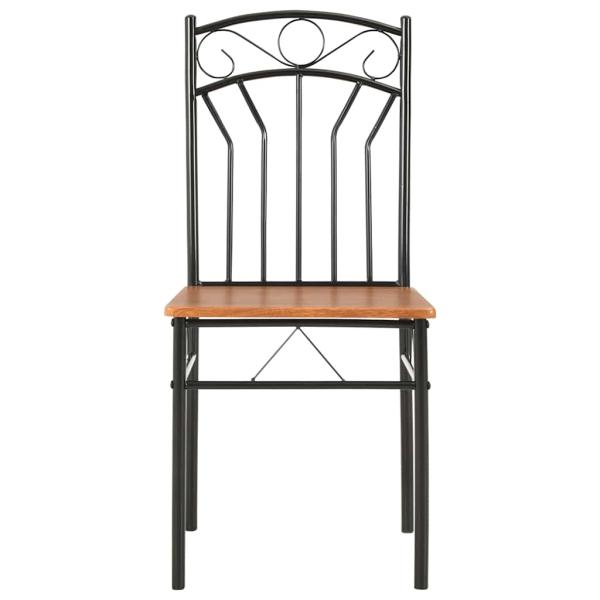Esszimmerstühle 6 Stk. Braun MDF