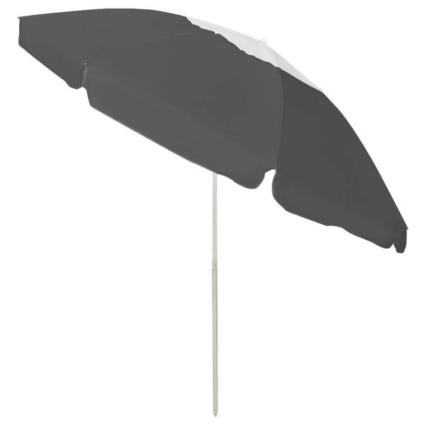 Strandschirm Anthrazit 240 cm