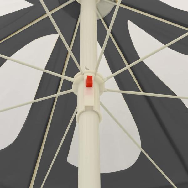 Strandschirm Anthrazit 240 cm