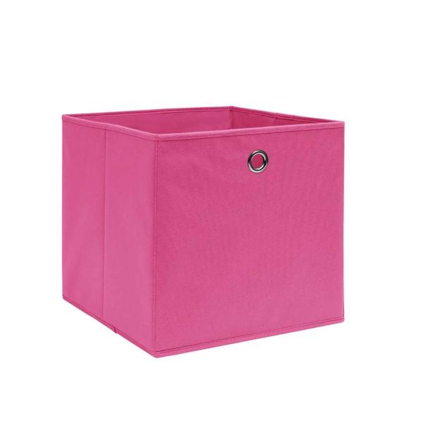 Aufbewahrungsboxen 4 Stk. Vliesstoff 28x28x28 cm Rosa