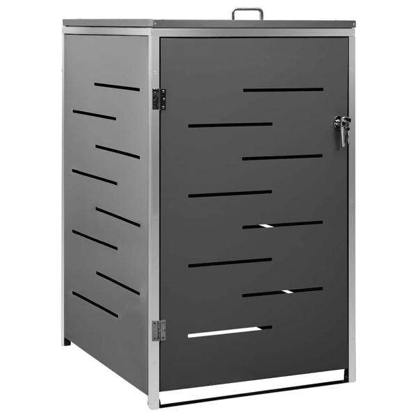 Mülltonnenbox für 1 Tonne 69x77,5x115 cm Edelstahl