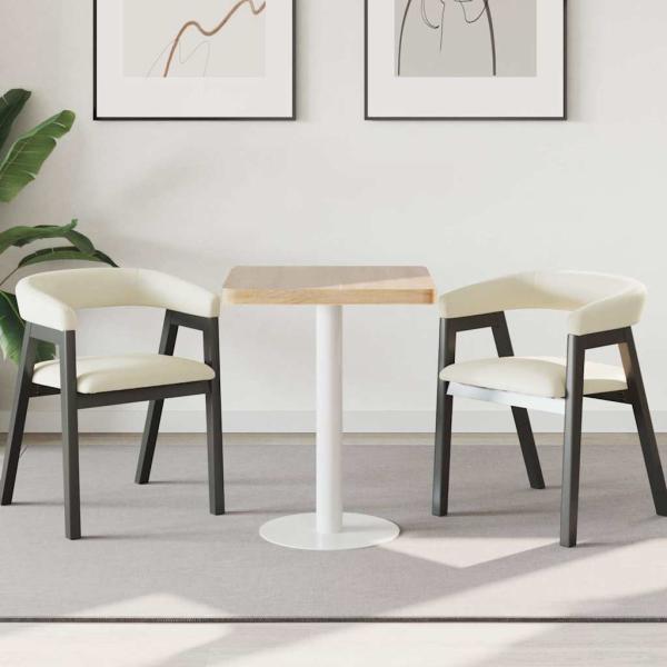ARDEBO.de - Bistrotisch Hellbraun 60x60 cm MDF