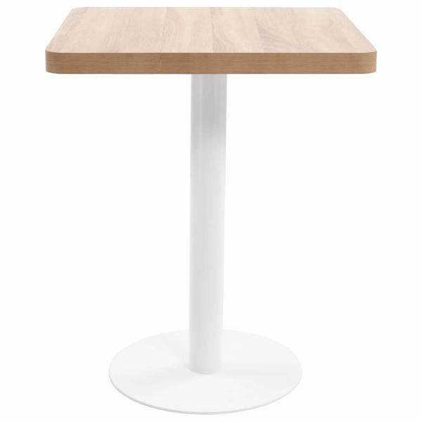 Bistrotisch Hellbraun 60x60 cm MDF
