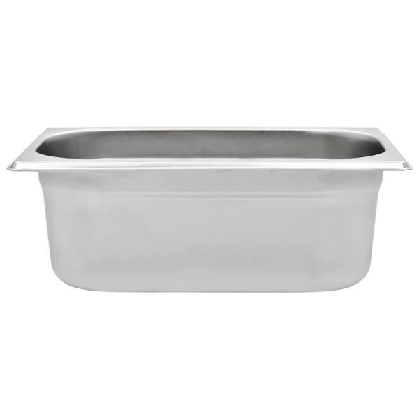 Gastronormbehälter 8 Stk. GN 1/4 100 mm Edelstahl