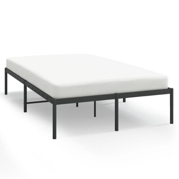 Bettgestell Metall Schwarz 120x190 cm
