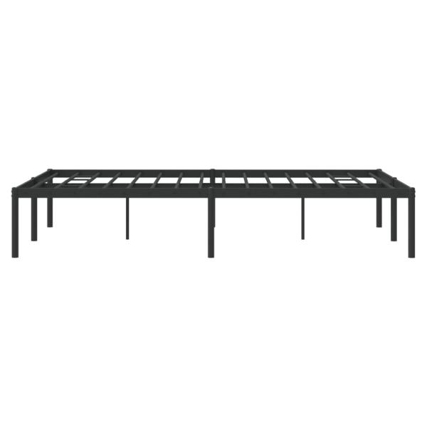 Bettgestell Metall Schwarz 120x190 cm