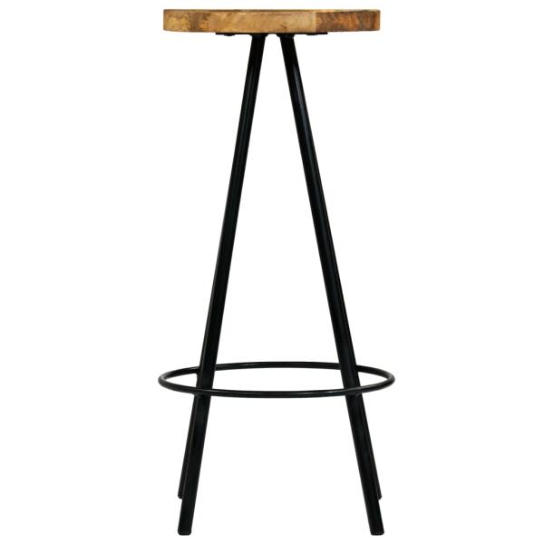 Barhocker 2 Stk. Massivholz Mango