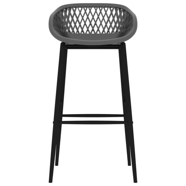 Barhocker 2 Stk. Grau