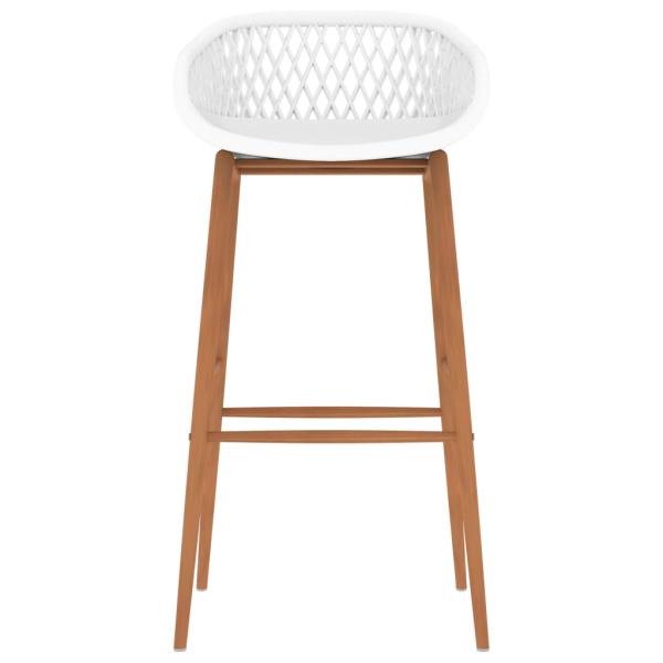 Barhocker 2 Stk. Weiß