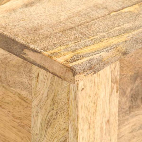 Aufbewahrungstruhe 99 x 35 x 48 cm Massivholz Mango