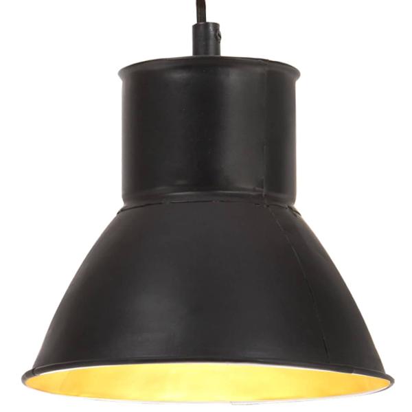 ARDEBO.de - Hängelampe 25 W Schwarz Rund 17 cm E27