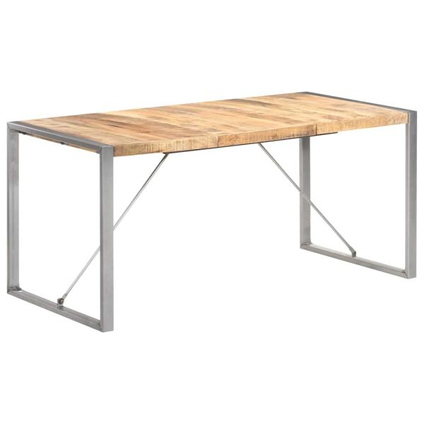 ARDEBO.de - Esstisch 160x80x75 cm Raues Mango-Massivholz