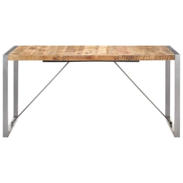 Esstisch 160x80x75 cm Raues Mango-Massivholz
