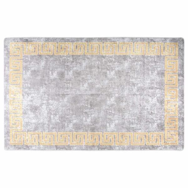 ARDEBO.de - Teppich Waschbar Grau 160x230 cm