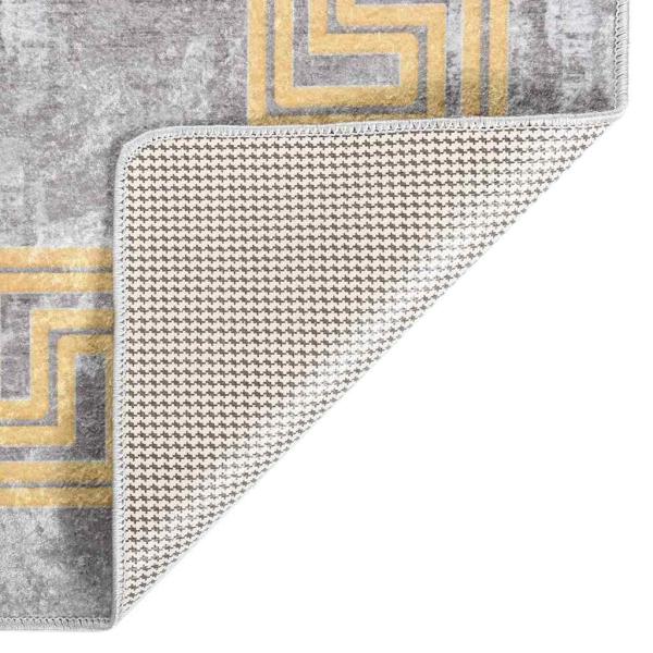 Teppich Waschbar Grau 160x230 cm