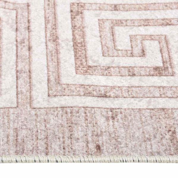 Teppich Waschbar Beige 120x180 cm