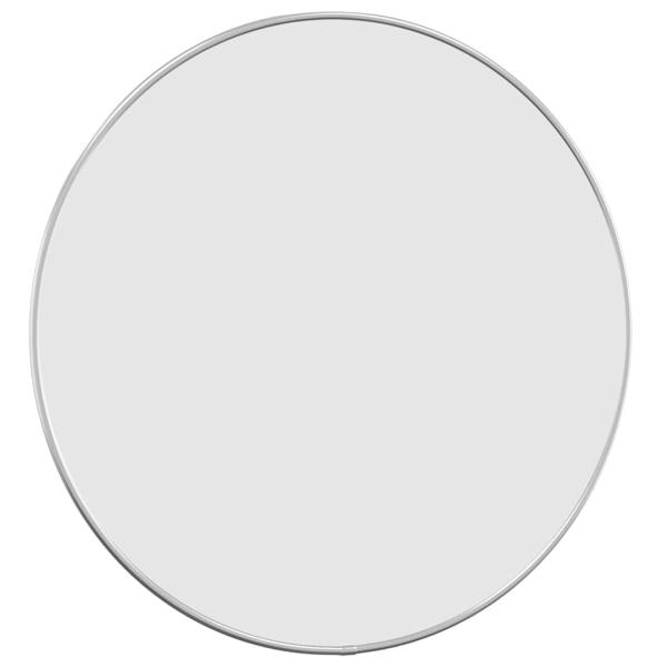 Wandspiegel Silbern Ø 50 cm Rund