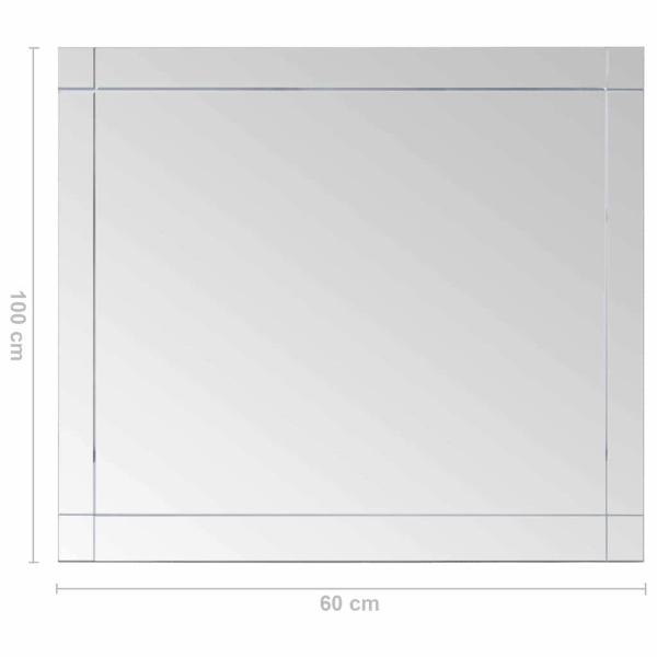 Wandspiegel 100x60 cm Glas