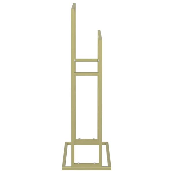 Handtuchständer Gold 48x24x78,5 cm Eisen