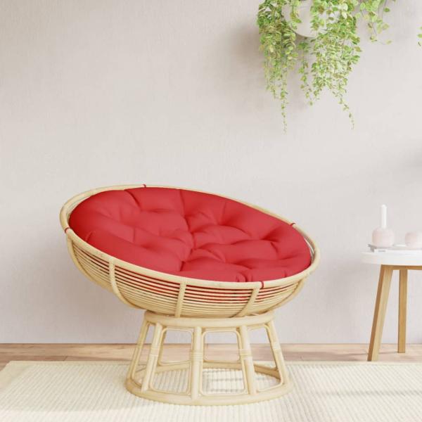 ARDEBO.de - Kissen Rund Rot Ø 100x11 cm Oxford-Gewebe