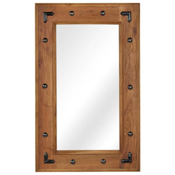 ARDEBO.de - Spiegel Akazienholz Massiv 50x80 cm