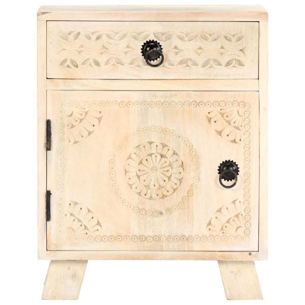 Nachttisch 40 x 30 x 50 cm Massivholz Mango