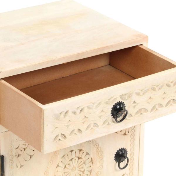 Nachttisch 40 x 30 x 50 cm Massivholz Mango