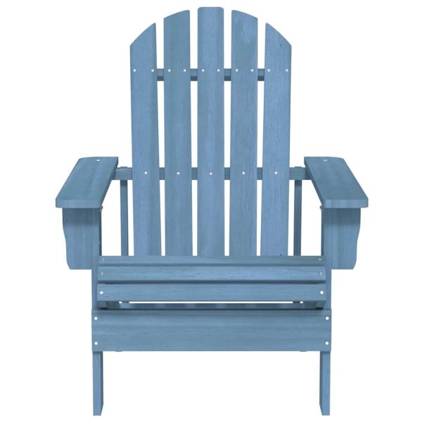 Adirondack-Gartenstuhl Massivholz Tanne Blau