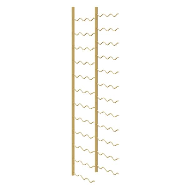 Wand-Weinregal für 36 Flaschen Golden Eisen