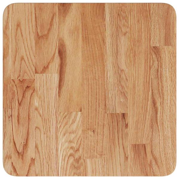 Tischplatte Quadratisch Hellbraun 40x40x2,5cm Behandelte Eiche
