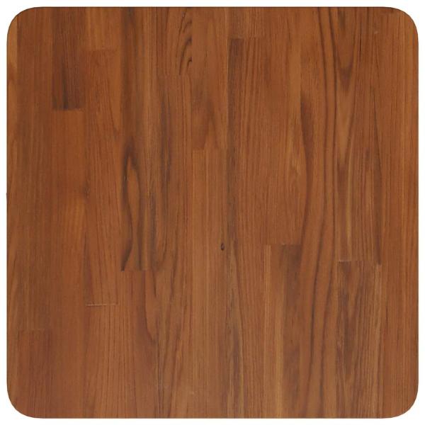 Tischplatte Quadratisch Dunkelbraun 40x40x2,5cm Eiche Behandelt
