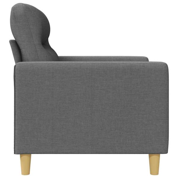 Sofasessel Dunkelgrau 60 cm Stoff