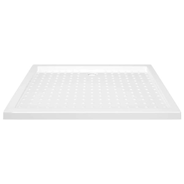 Duschwanne Anti-Rutsch Weiß 80x100x4 cm ABS