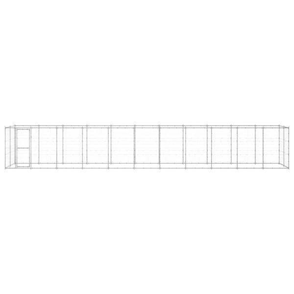 ARDEBO.de - Outdoor-Hundezwinger Verzinkter Stahl 26,62 m²