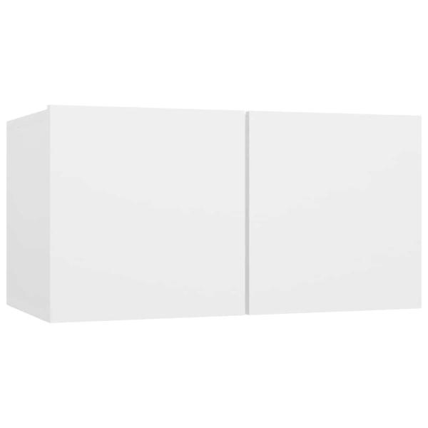 8-tlg. TV-Schrank-Set Weiß Holzwerkstoff