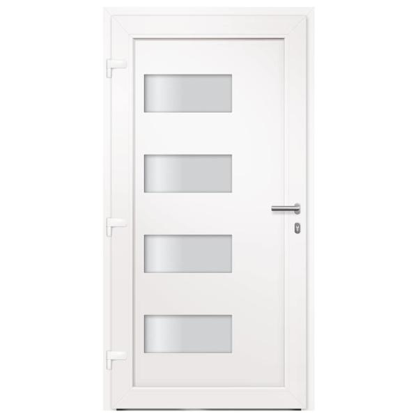 Haustür Aluminium und PVC Anthrazit 110x210 cm